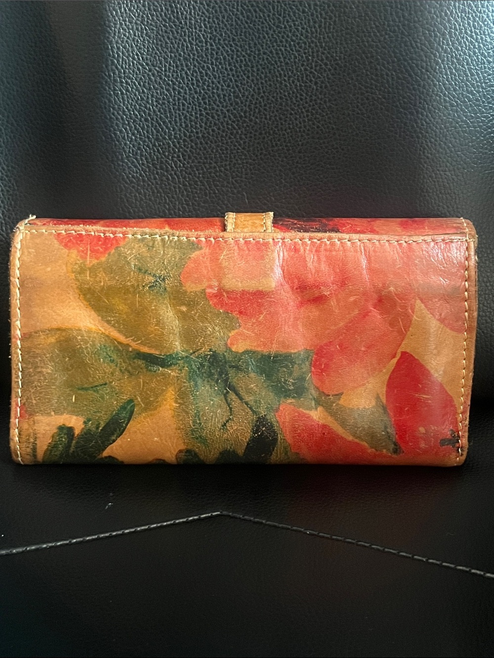 Patricia Nash Murcia Floral Vintage Tone Trifold Wallet - Picture 7 of 10